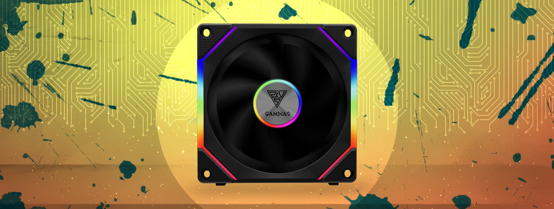 فن کیس Gamdias AEOLUS P2-1203 بسته 3 عددی