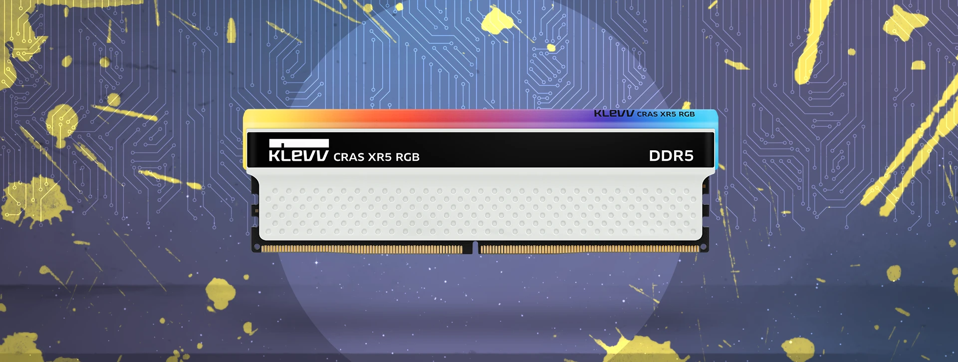 رم دسکتاپ دو کاناله KLEVV CRAS XR5 RGB 32GB 6000