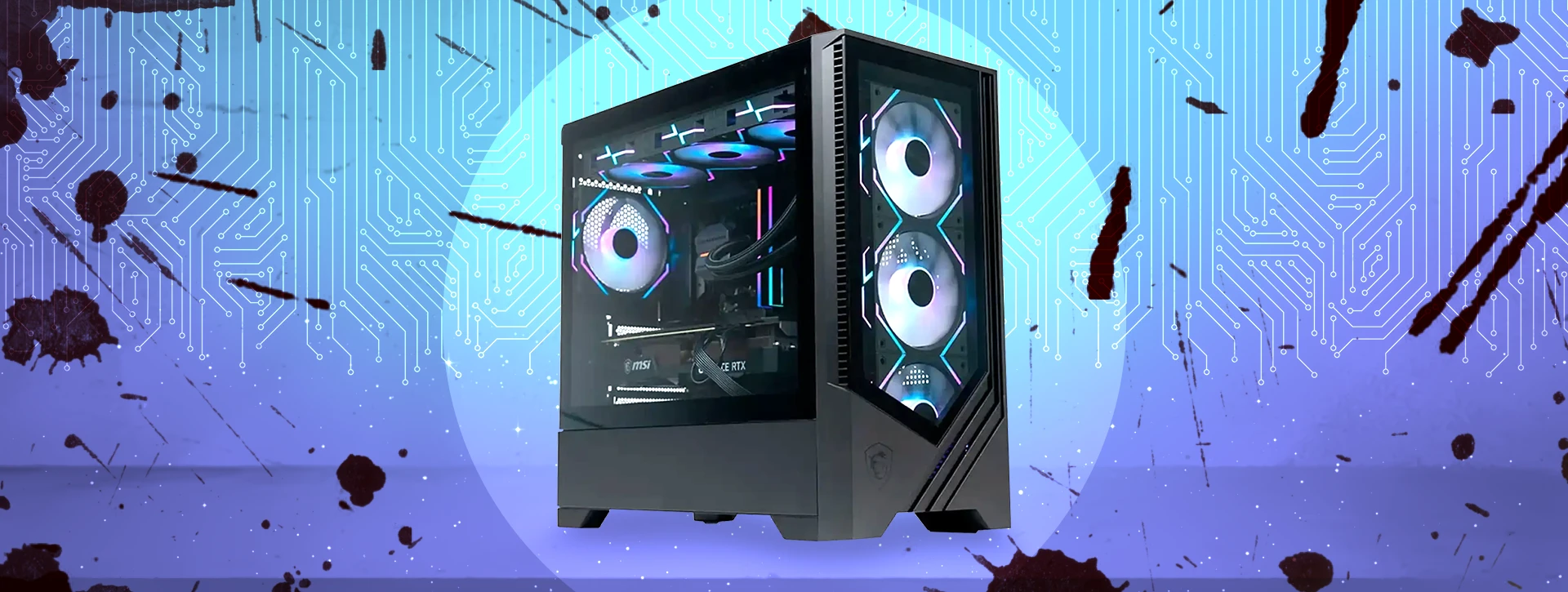 کیس و پاور گیمینگ ام اس آی MAG FORGE M100L + MAG A500N-H 500W