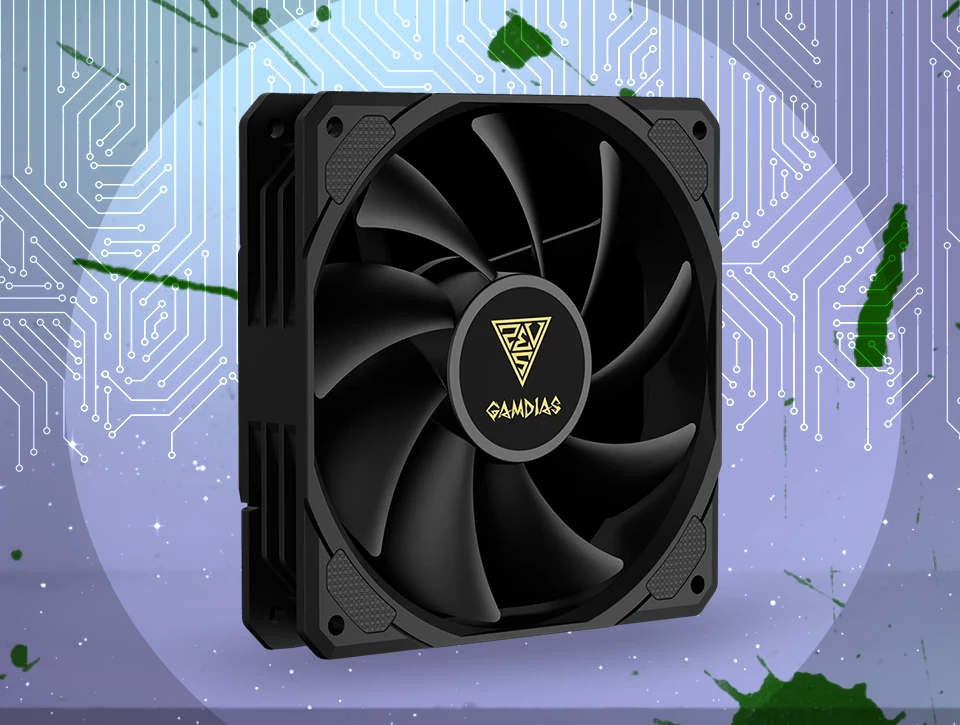 خنک کننده پردازنده مشکی Gamdias BOREAS E2-41D