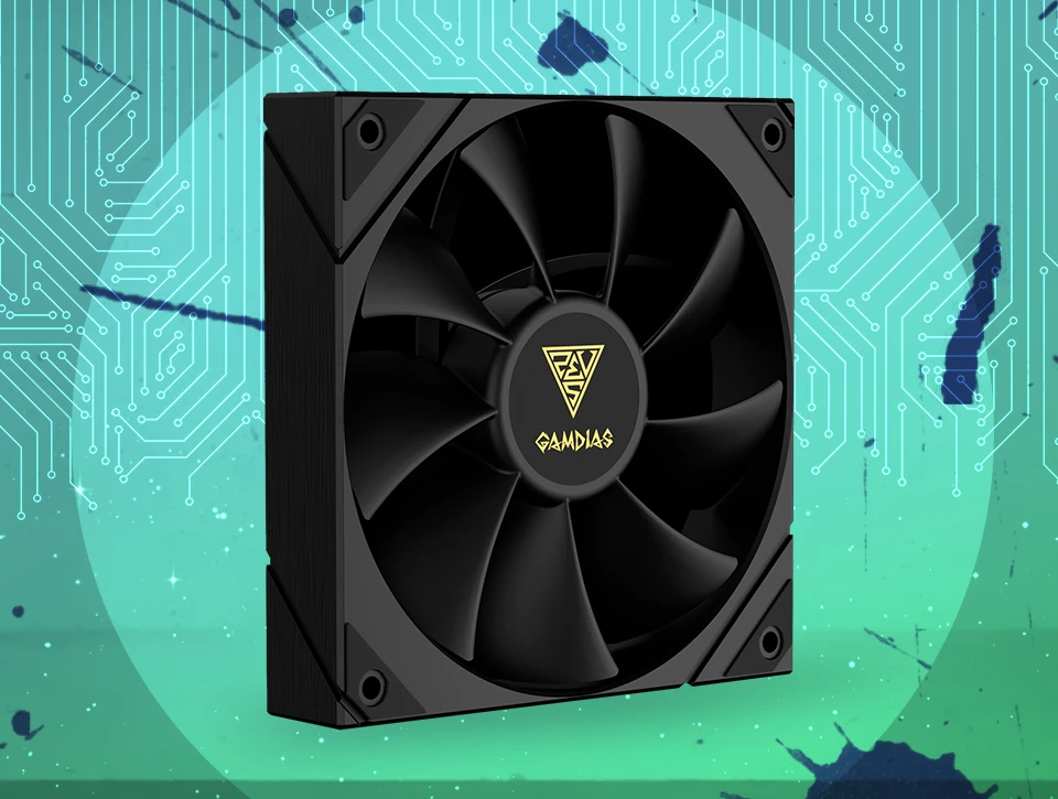 خنک کننده پردازنده مشکی Gamdias BOREAS M2-51D