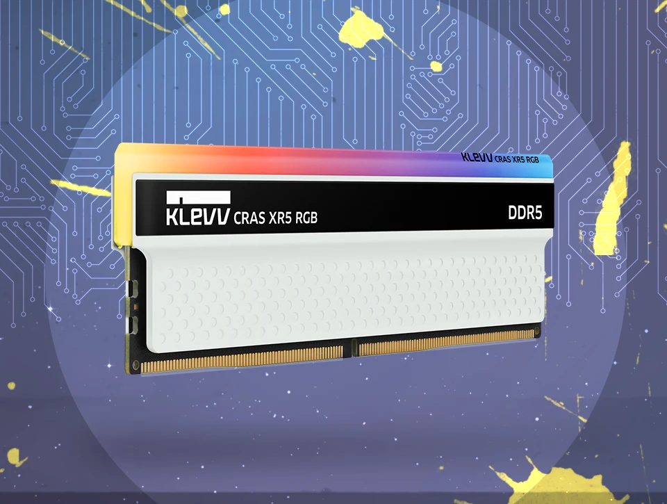رم دسکتاپ دو کاناله KLEVV CRAS XR5 RGB 32GB 6000