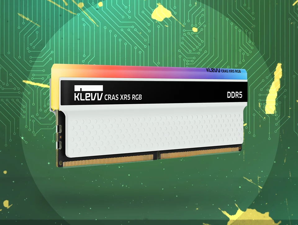 رم دسکتاپ دو کاناله KLEVV CRAS XR5 RGB 32GB 6200