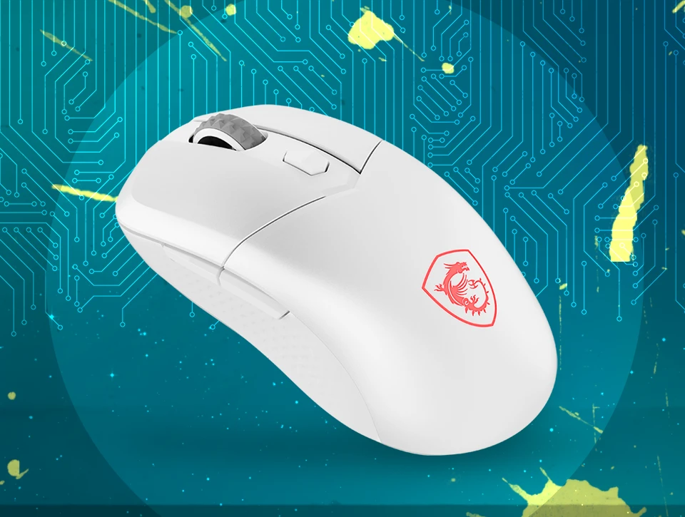 موس بی‌سیم گیمینگ ام اس آی MSI VERSA 300 White