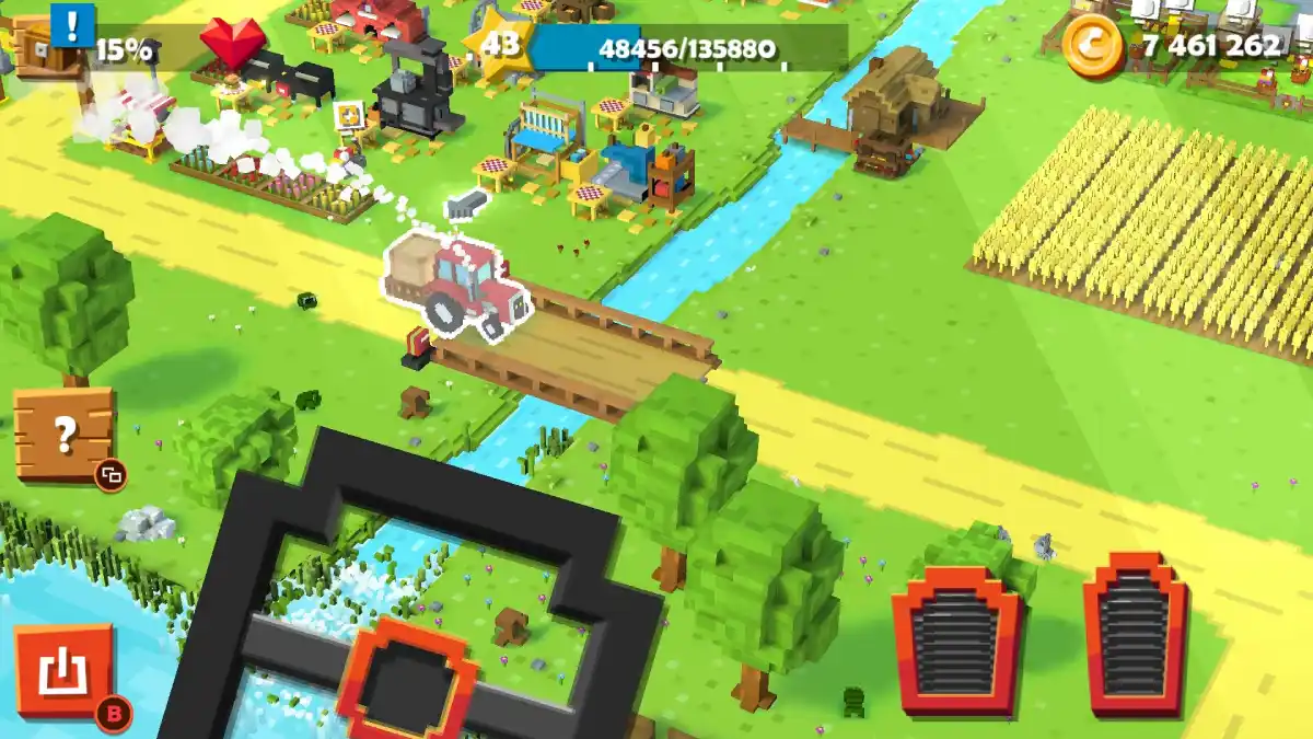 نگاهی به بازی موبایلی Blocky Farm