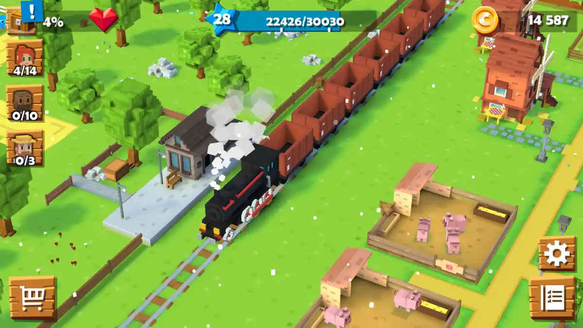 نگاهی به بازی موبایلی Blocky Farm