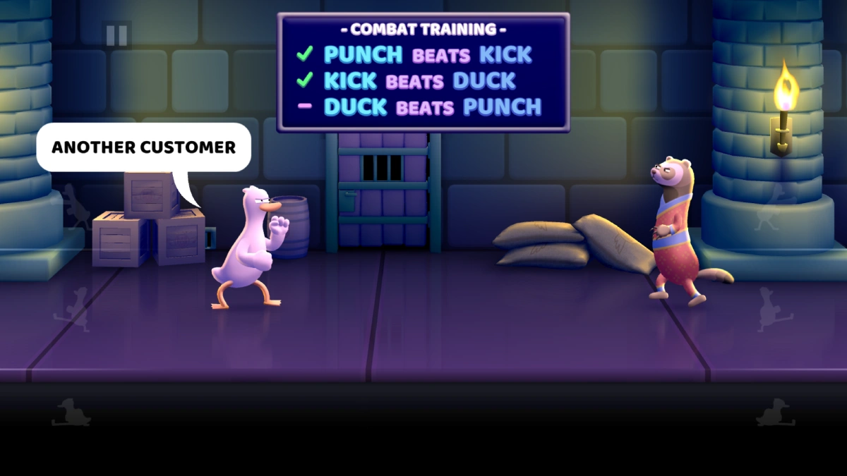 نگاهی به بازی موبایلی Punch Kick Duck