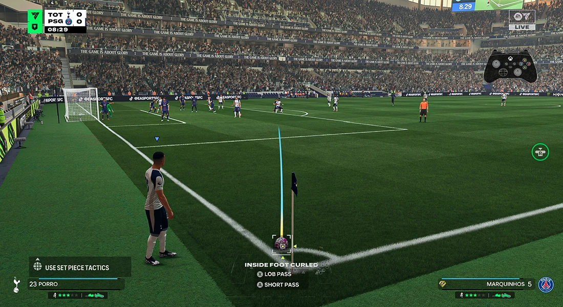 راهنمای زدن ضربات ایستگاهی و کرنر در FC 26