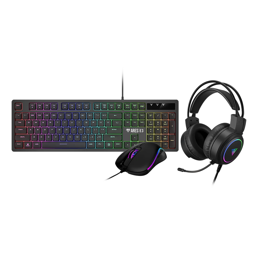 باندل موس و کیبورد و هدست گیم دیاس Gamdias POSEIDON E2 3-IN-1 COMBO