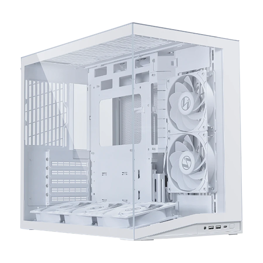 کیس گیمینگ لیان لی Lian Li O11D MINI V2 Flow White