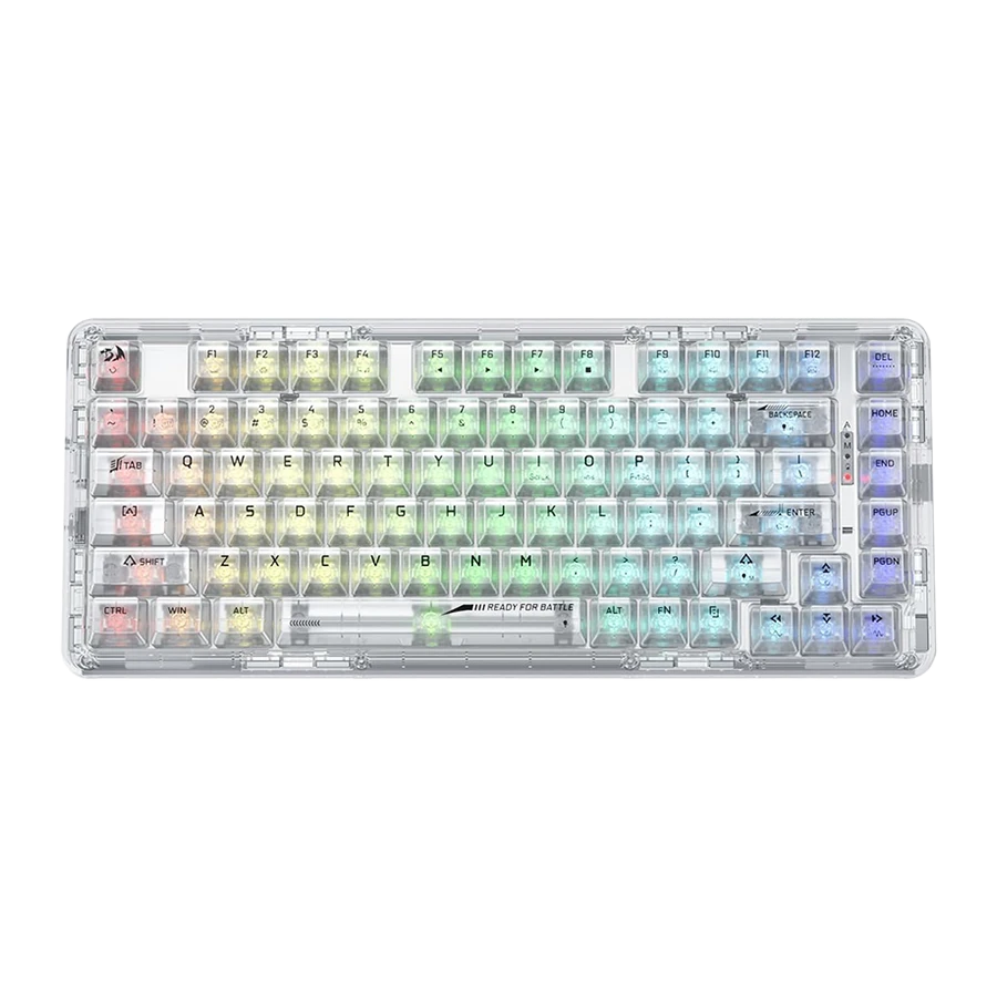 کیبورد مکانیکال گیمینگ ردراگون Redragon ELF PRO K649 RGB White