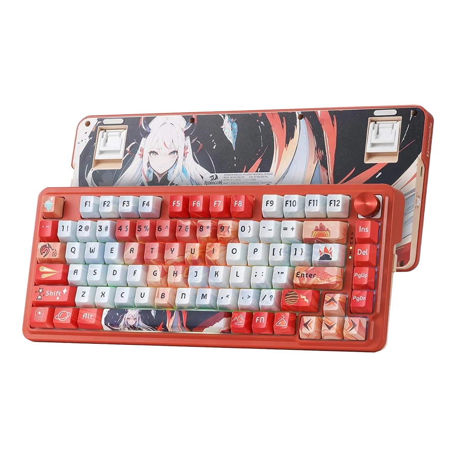 کیبورد بی سیم/ باسیم مکانیکال گیمینگ ردراگون Redragon Geb K673 AK PRO RGB