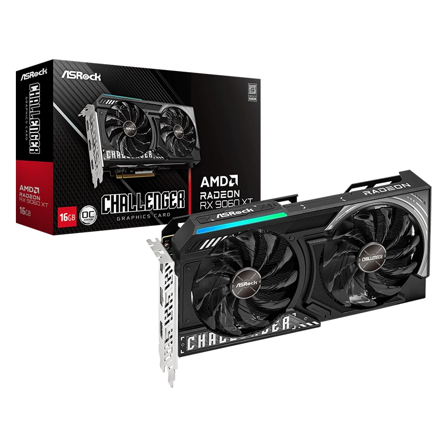 کارت گرافیک ازراک ASRock RX 9060 XT Challenger 16GB OC