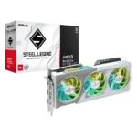 کارت گرافیک ازراک ASRock RX 9060 XT Steel Legend 16GB OC