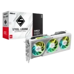 کارت گرافیک ازراک ASRock RX 9070 XT Steel Legend 16GB