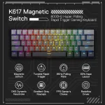 کیبورد مکانیکال گیمینگ ردراگون Redragon Fizz RT K617 GB RGB