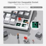 کیبورد مکانیکال گیمینگ ردراگون Redragon K655 WG RGB