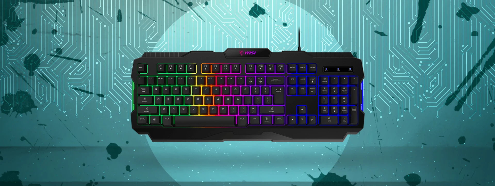 کیبورد گیمینگ ام اس آی MSI FORGE GK100