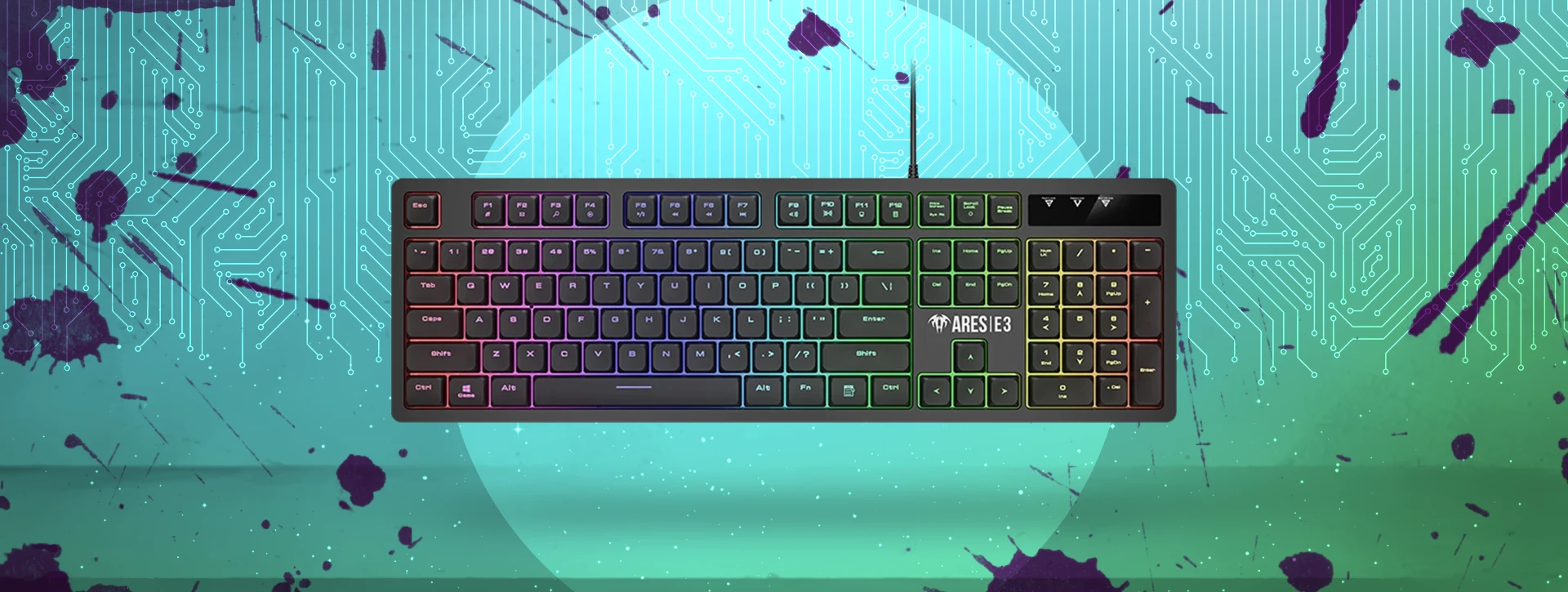 موس و کیبورد گیم دیاس Gamdias ARES E3 2-IN-1 COMBO
