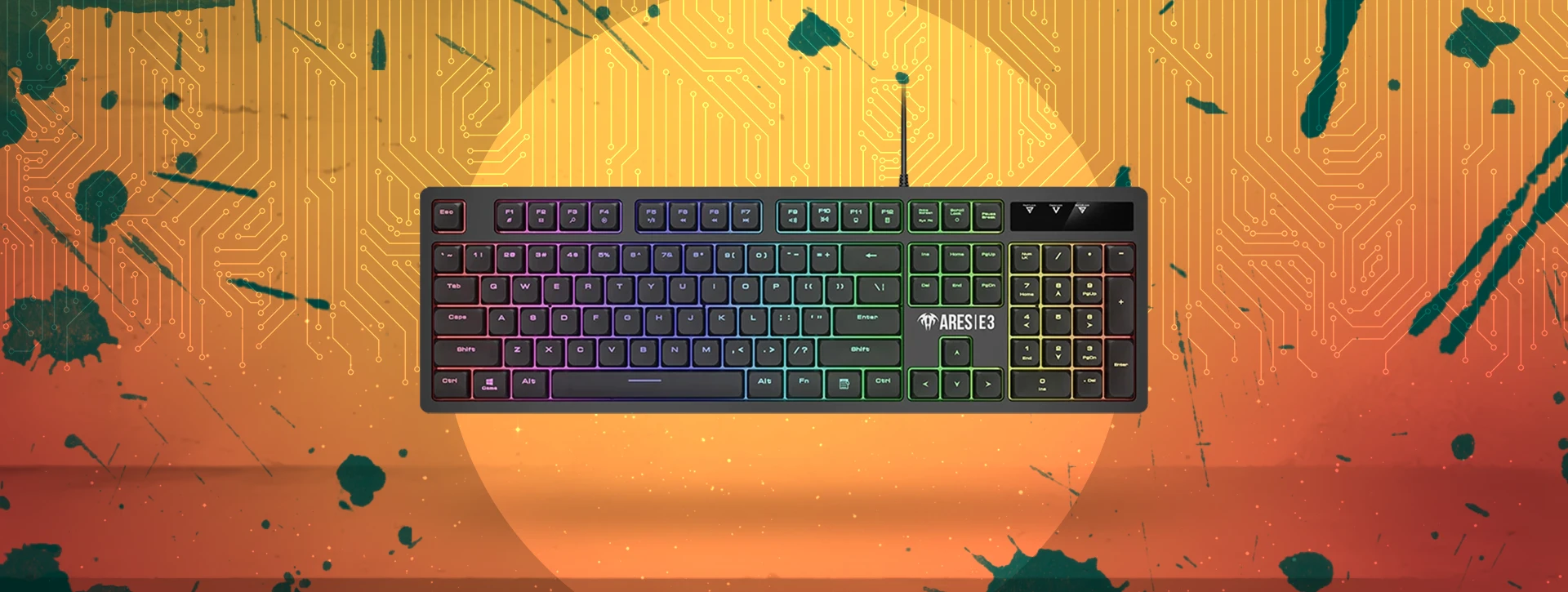 باندل موس و کیبورد و هدست گیم دیاس Gamdias POSEIDON E2 3-IN-1 COMBO