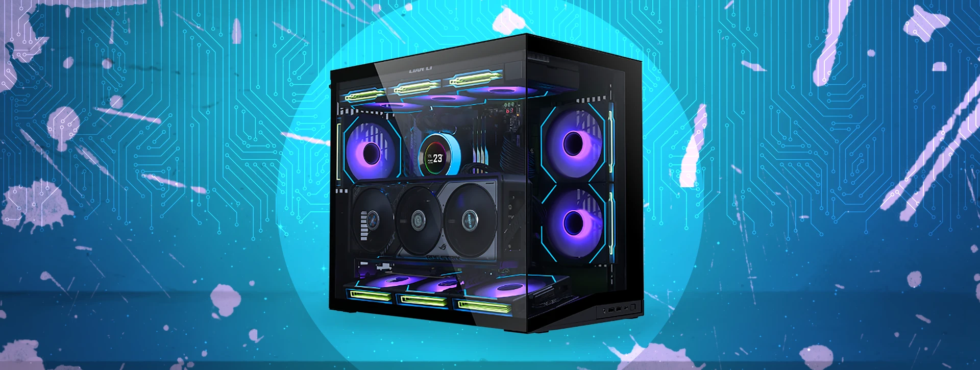 کیس گیمینگ لیان لی Lian Li O11D MINI V2 Black