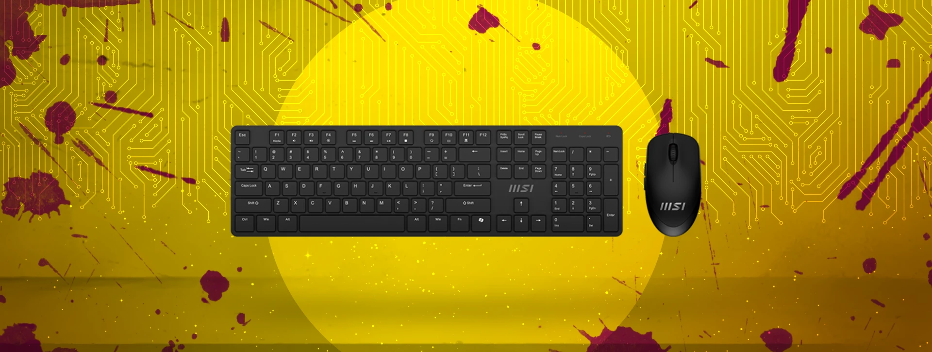 موس و کیبورد بی سیم ام اس آی MSI FORGE K200 COMBO