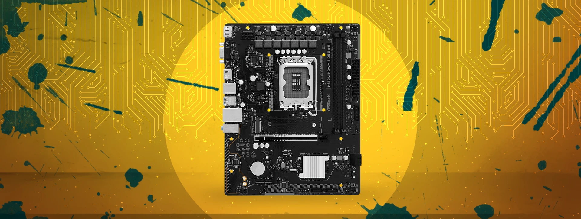 مادربرد ازراک ASRock H610M-HDV/M.2 D5