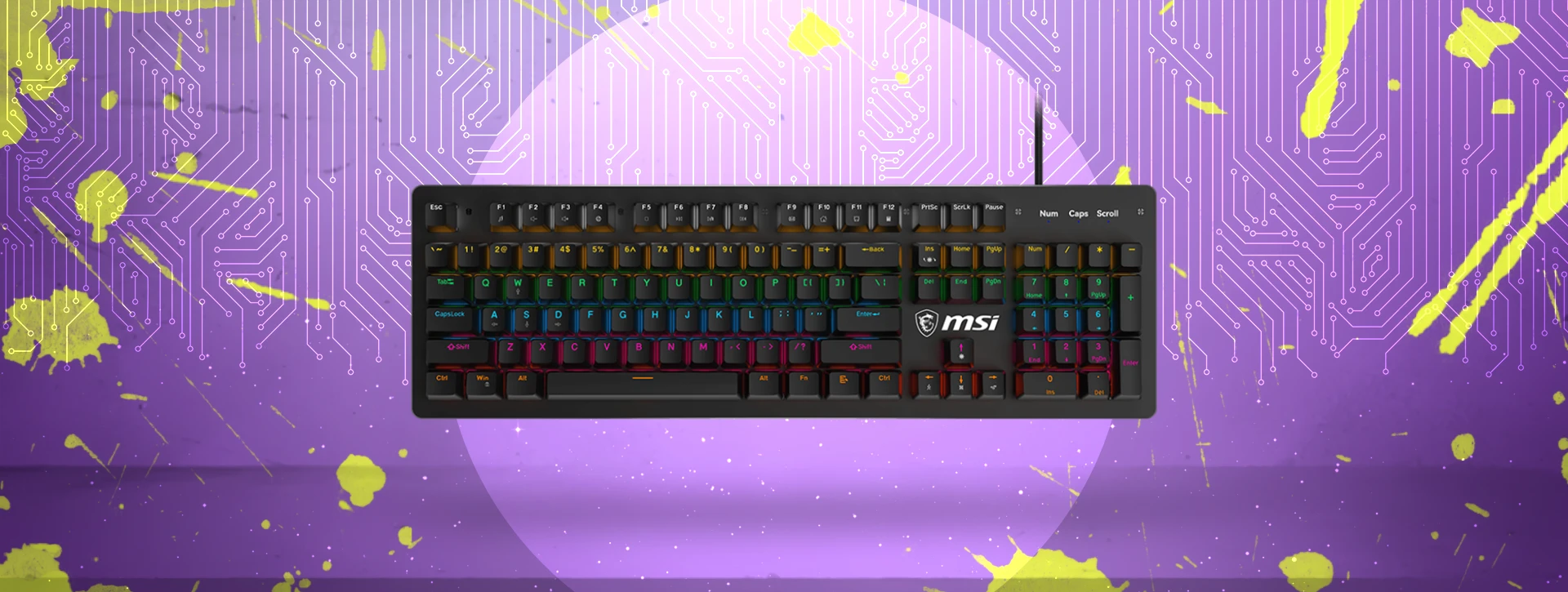 کیبورد مکانیکال گیمینگ ام اس آی MSI FORGE GK300