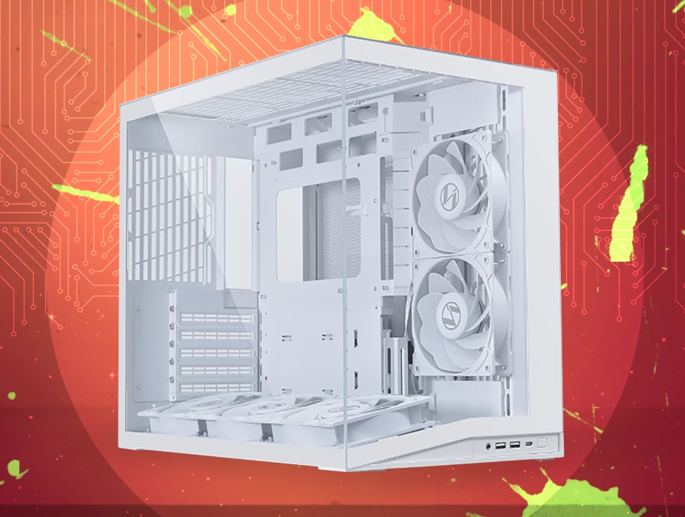 کیس گیمینگ لیان لی Lian Li O11D MINI V2 Flow White