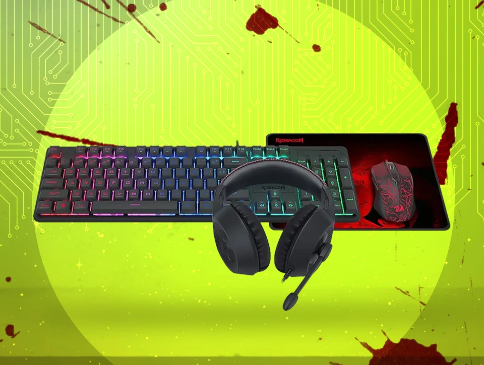 باندل گیمینگ ردراگون Redragon Essentials S107P-BA