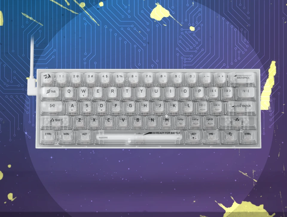 کیبورد مکانیکال گیمینگ ردراگون Redragon K617CT White