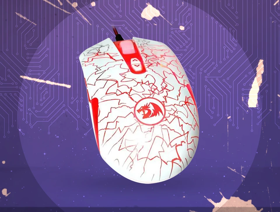موس گیمینگ ردراگون Redragon Lavawolf M701 White