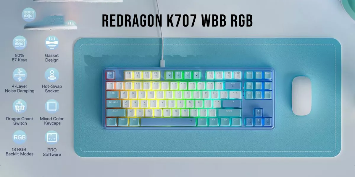 Redragon K707 WBB RGB