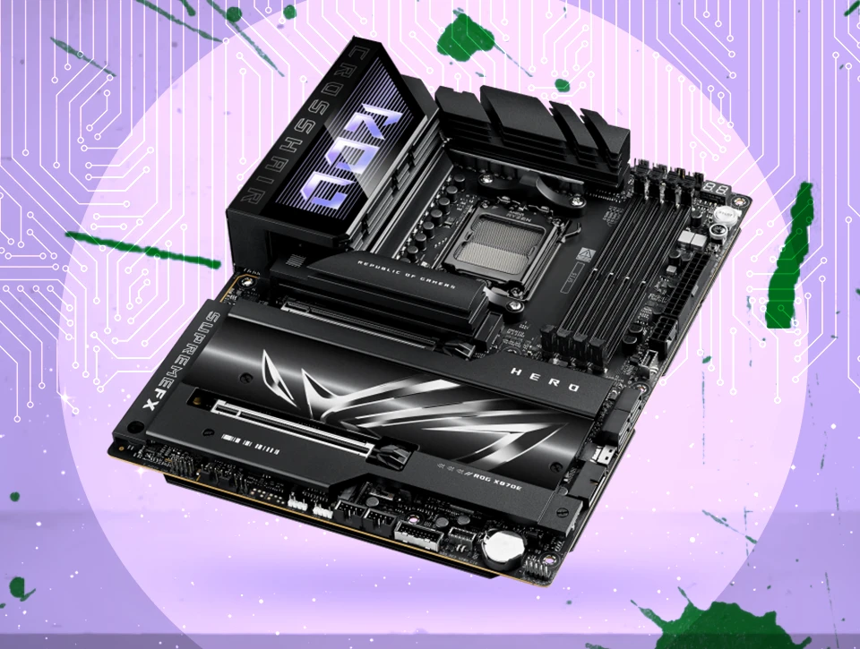 w2 مادربرد ایسوس ASUS ROG CROSSHAIR X870E HERO