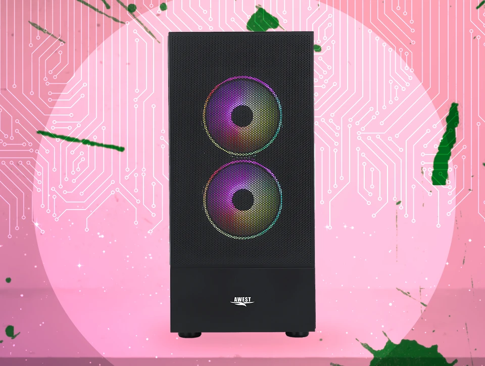 کیس گیمینگ اوست Awest GT-AV201-MB