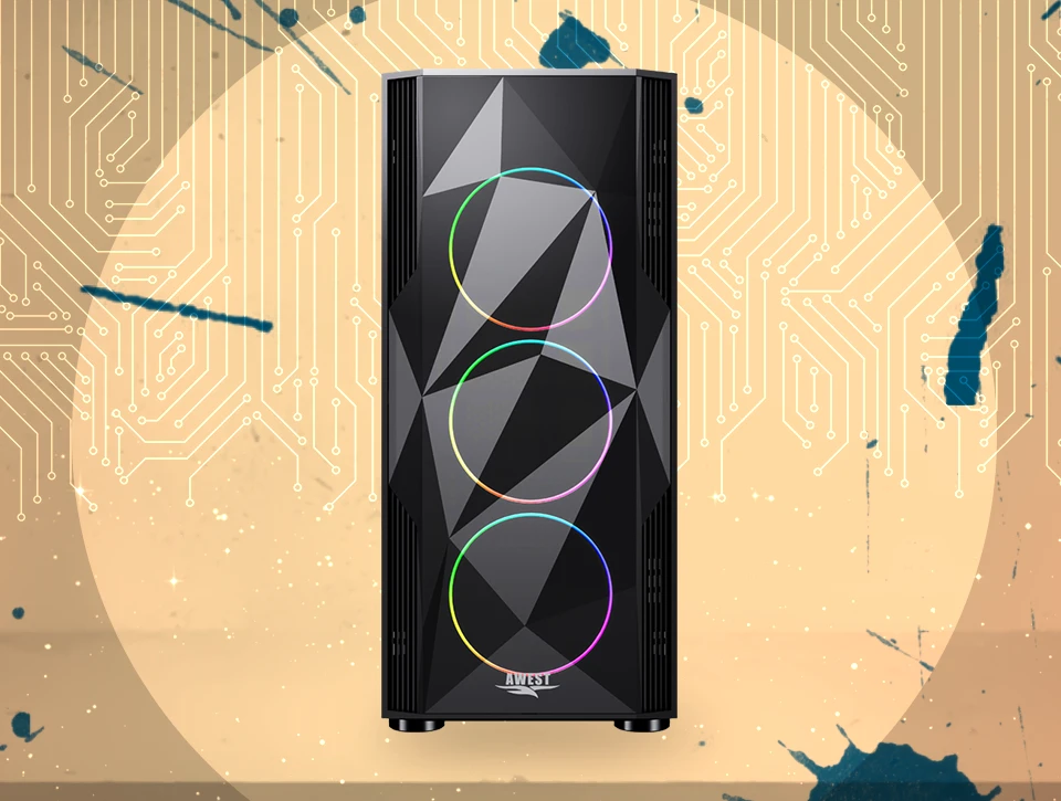 کیس گیمینگ اوست Awest GT-AV02-BG