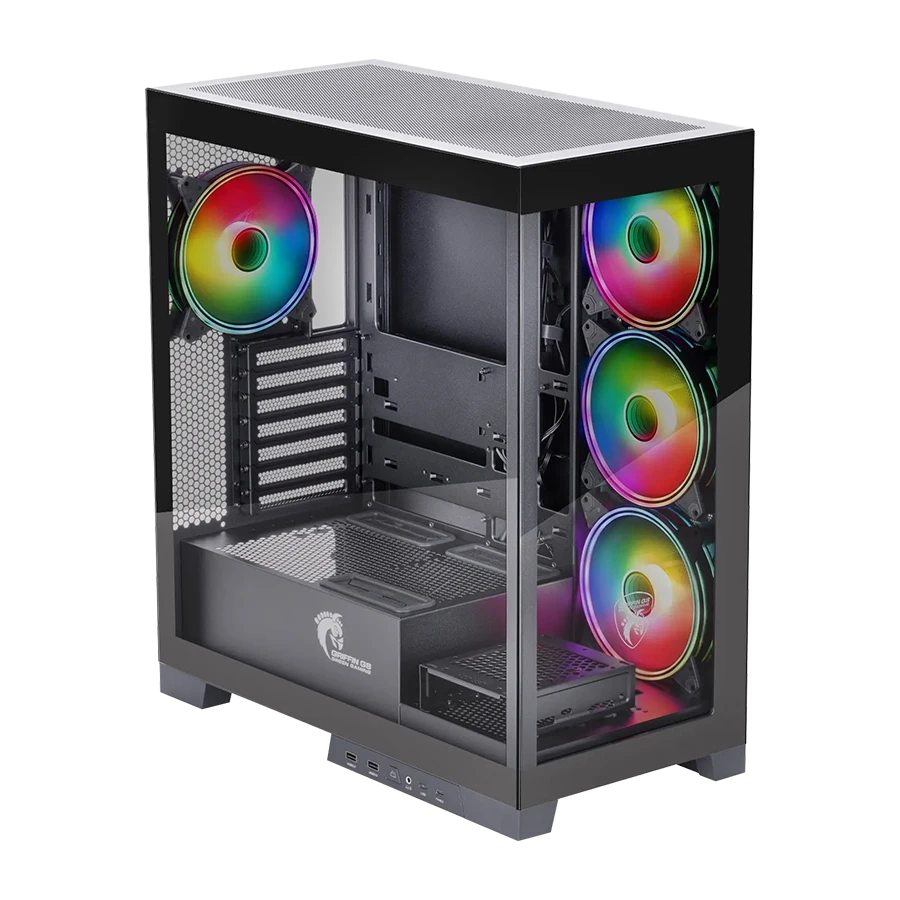 کیس گیمینگ گرین Green GRIFFIN G8