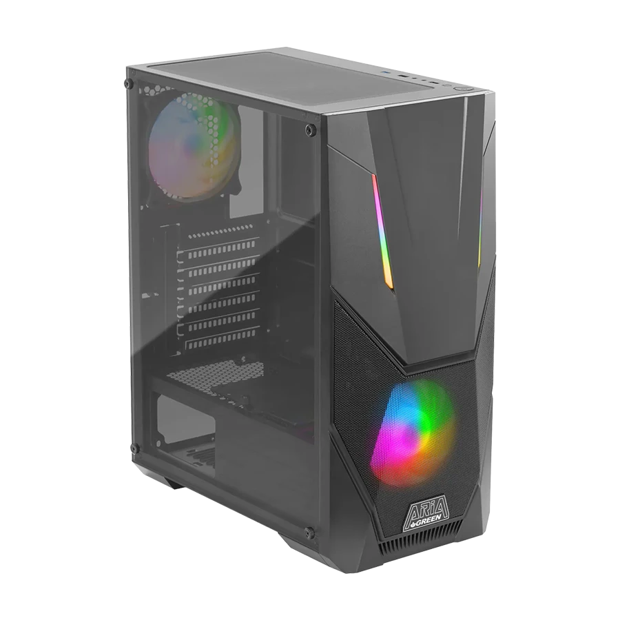 کیس گیمینگ گرین Green ARIA