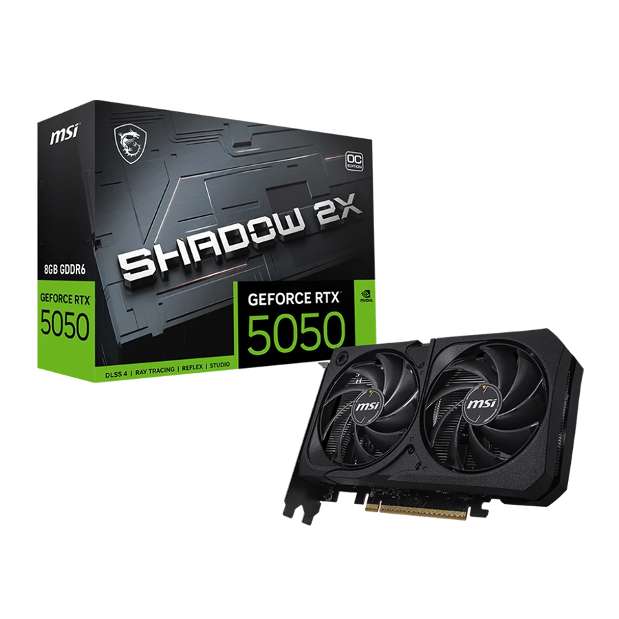 کارت گرافیک ام اس آی MSI RTX 5050 8GB SHADOW 2X OC