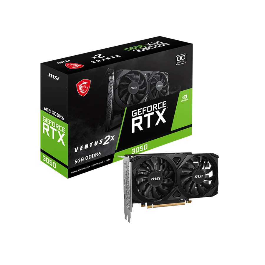 کارت گرافیک ام اس آی MSI RTX 3050 VENTUS 2X 6G OC
