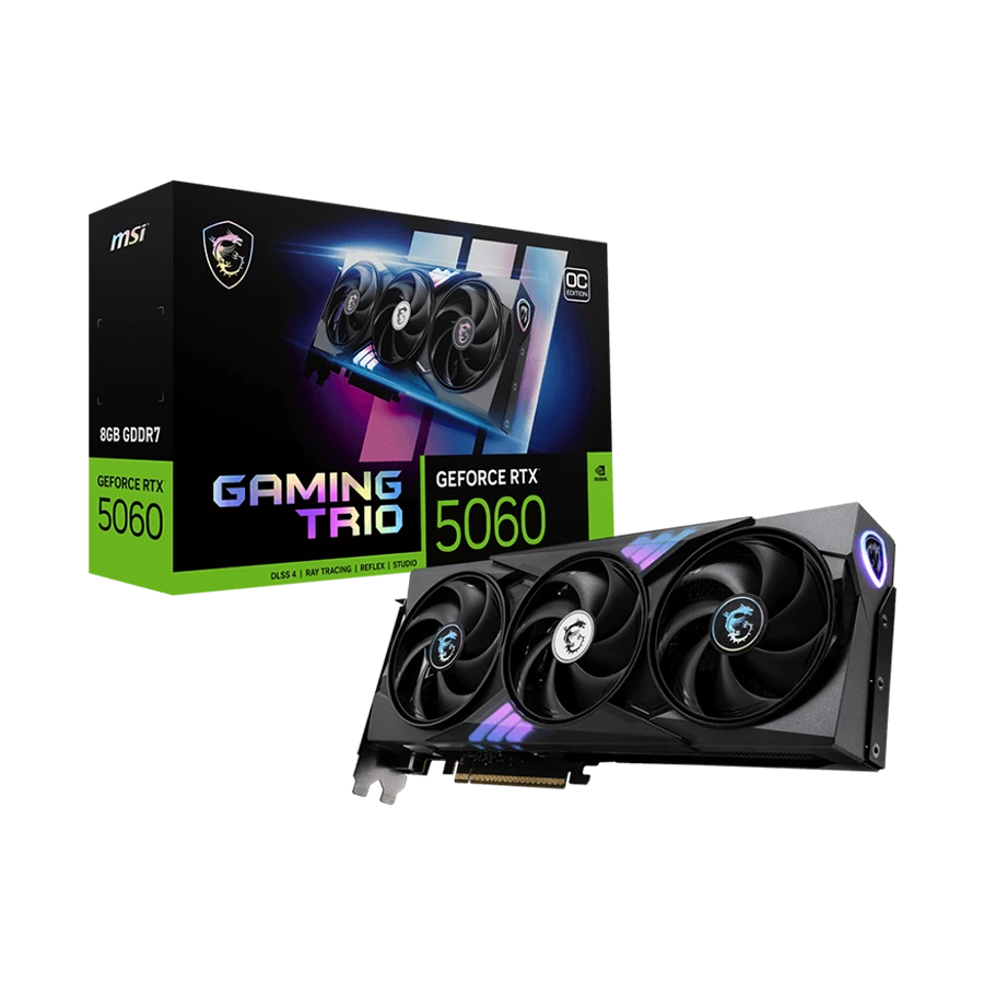 کارت گرافیک ام اس آی MSI RTX 5060 8G GAMING TRIO OC