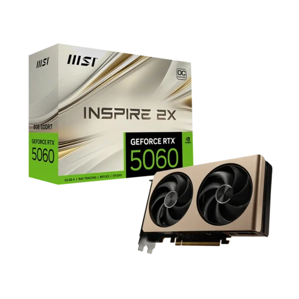کارت گرافیک ام اس آی MSI RTX 5060 8G INSPIRE 2X OC