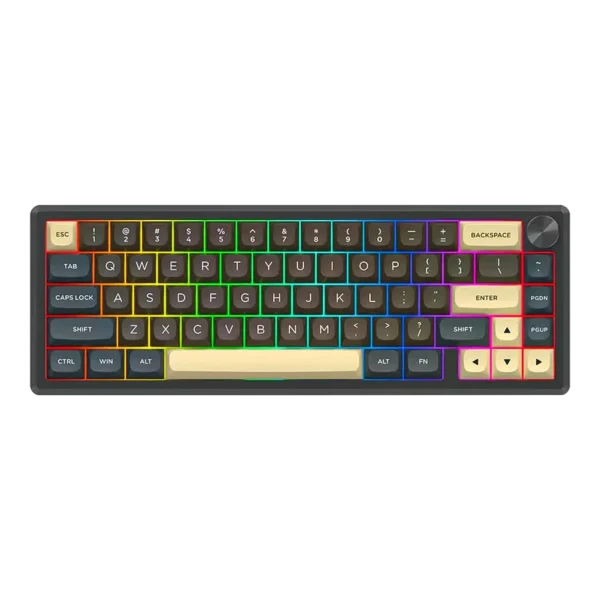 کیبورد بی سیم مکانیکال گیمینگ ردراگون Redragon K727 CGY PRO RGB