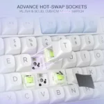 کیبورد بی سیم مکانیکال گیمینگ ردراگون Redragon UCAL MAX K673 WBP