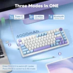 کیبورد بی سیم مکانیکال گیمینگ ردراگون Redragon Cyrus PRO K681 WBP