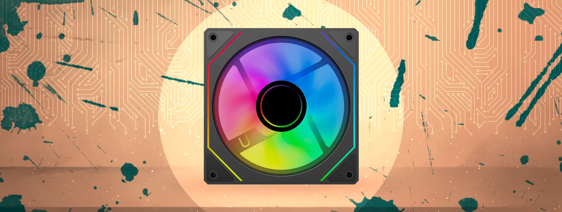 فن کیس اوست Awest AVI-120RB ARGB