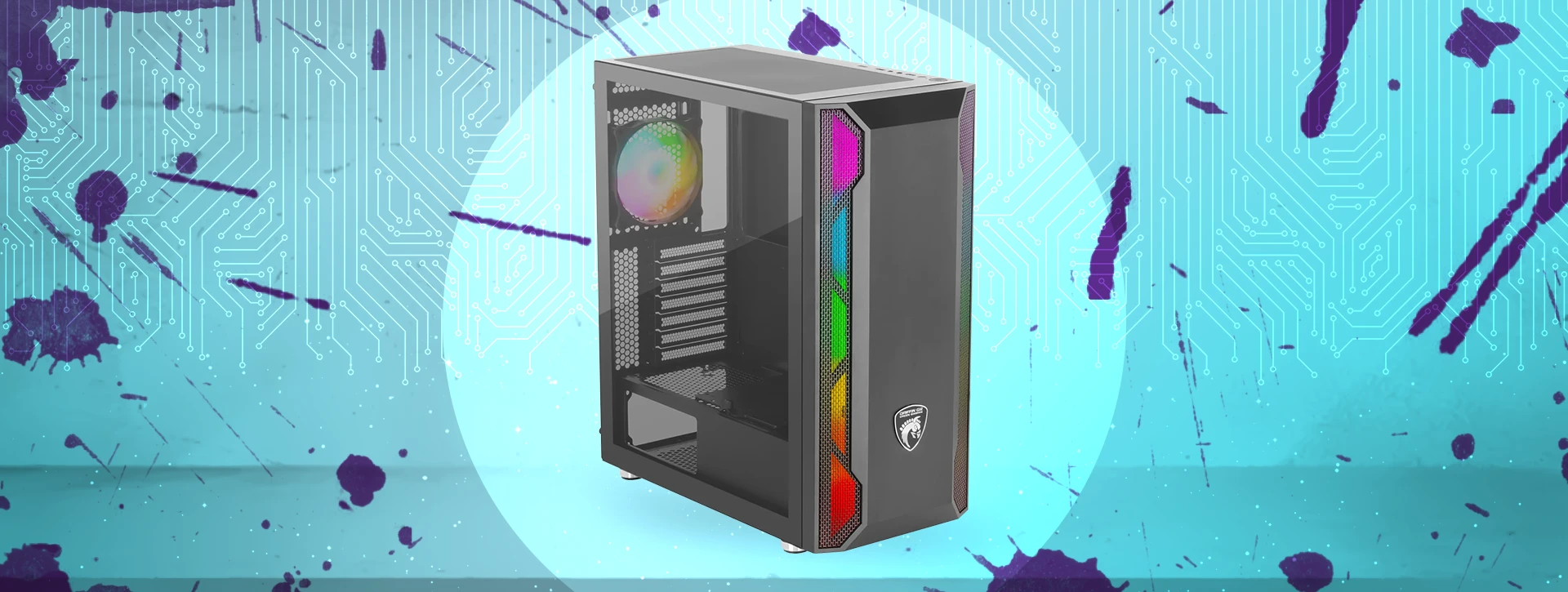 کیس گیمینگ گرین Green GRIFFIN G2