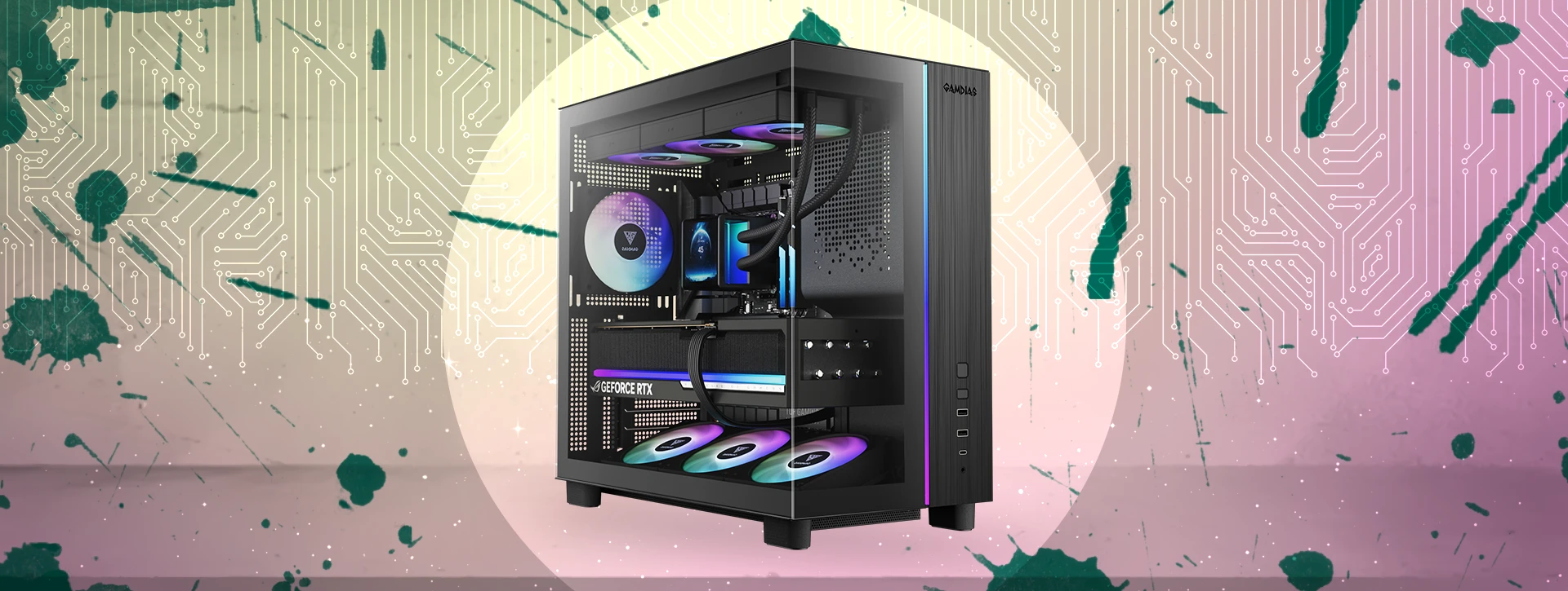 کیس گیمینگ گیم دیاس Gamdias ATLAS M4