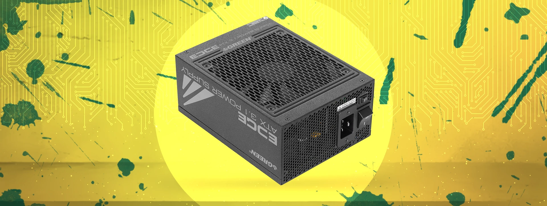 پاور - منبع تغذیه گرین Green GP1650B EDGE