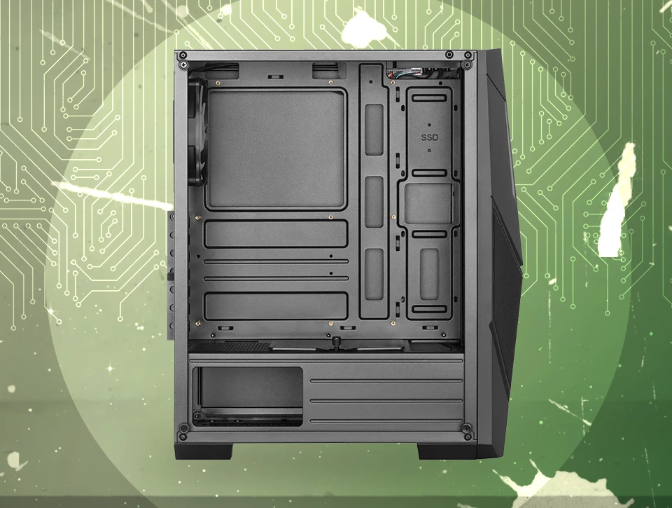 کیس گیمینگ گرین Green ARIA